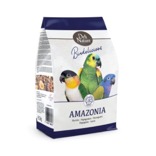 Deli Nature BIRDELICIOUS PARROTS AMAZONIA Pełnowartościowa karma dla