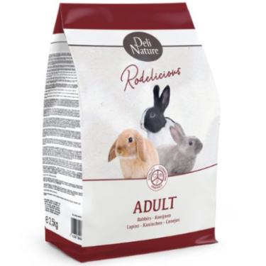 DN RODELICIOUS ADULT RABBITS 2,5KG(4) / MIESZANKA DLA KRÓLIKÓW DOROSŁYCH