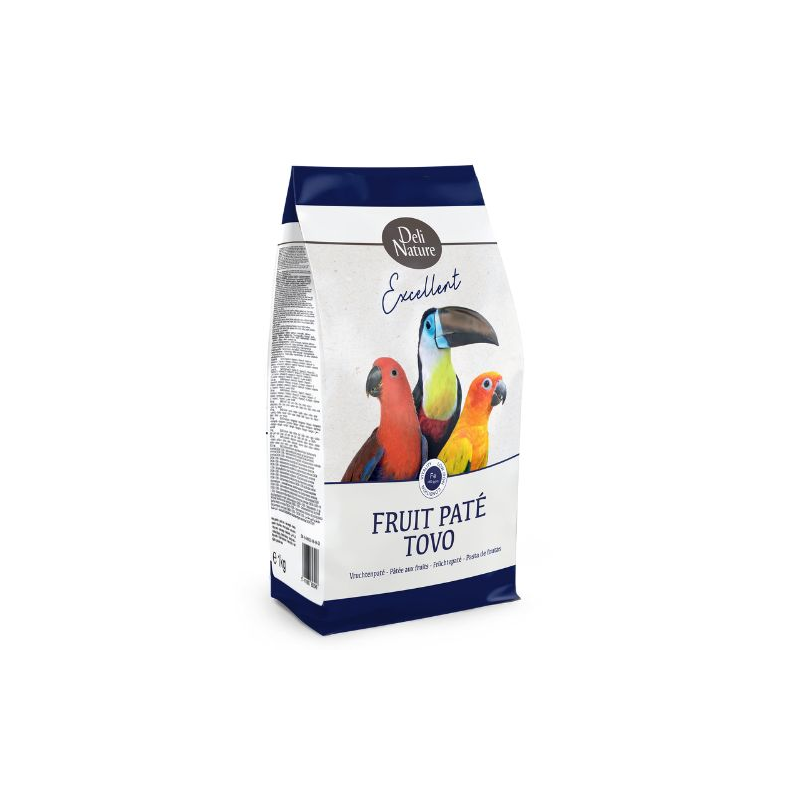 DN FRUIT PATE 10KG / OWOCOŻERNE Z KREWETKAMI (SZPAK,SÓJKA,TUKAN,LORYSA)