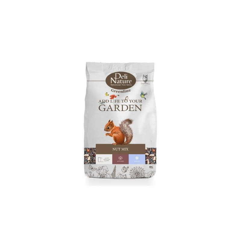 DN GREENLINE NUT MIX 500G(10) / GARDEN MIESZANKA DLA PTAKÓW I WIEWIÓREK