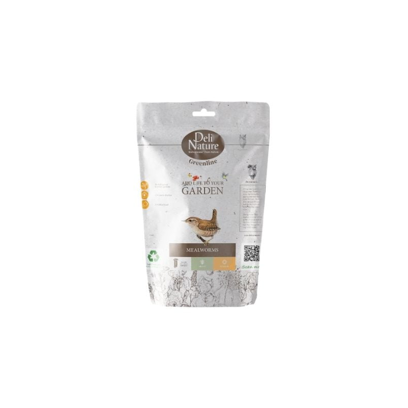 GREENLINE MEALWORMS / Mączniaki dla zwierząt ogrodowych