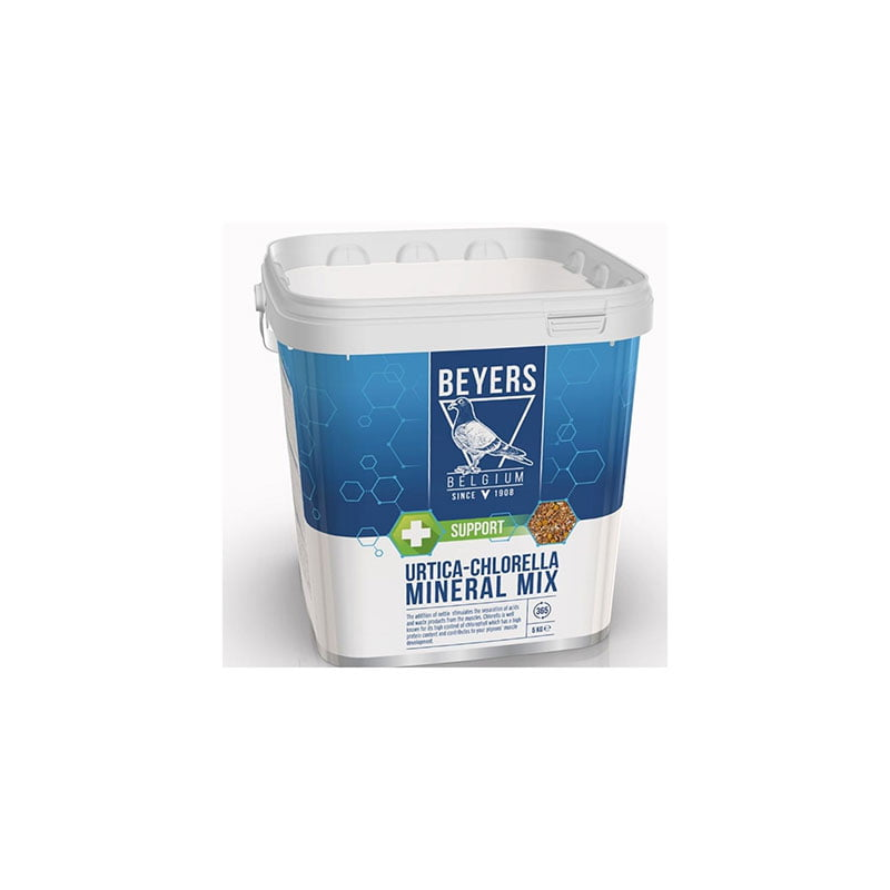 BEYERS URTICA-CHLORELLA MINERAL MIX 5KG / MIESZANKA Z POKRZYWĄ I CHLORELLĄ