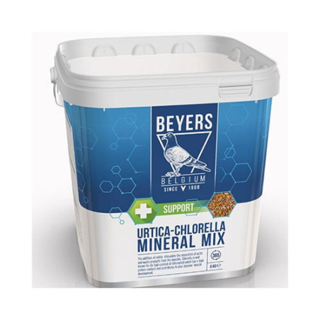 BEYERS URTICA-CHLORELLA MINERAL MIX 5KG / MIESZANKA Z POKRZYWĄ I CHLORELLĄ