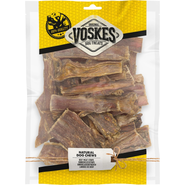 VOSKES BEEF MEAT STRIPS 0,1KG (12) / PASKI MIĘSA WOŁOWEGO