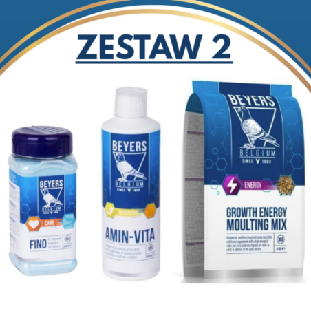 BEYERS ZESTAW 2 / FINO AMIN-VITA GROWTH ENERGY MOULTING MIX