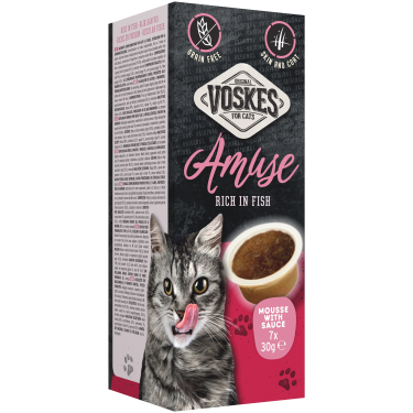 VOSKES MOUSSE WITH SAUCE FISH 7X30GR (8) / MUS Z SOSEM RYBNYM