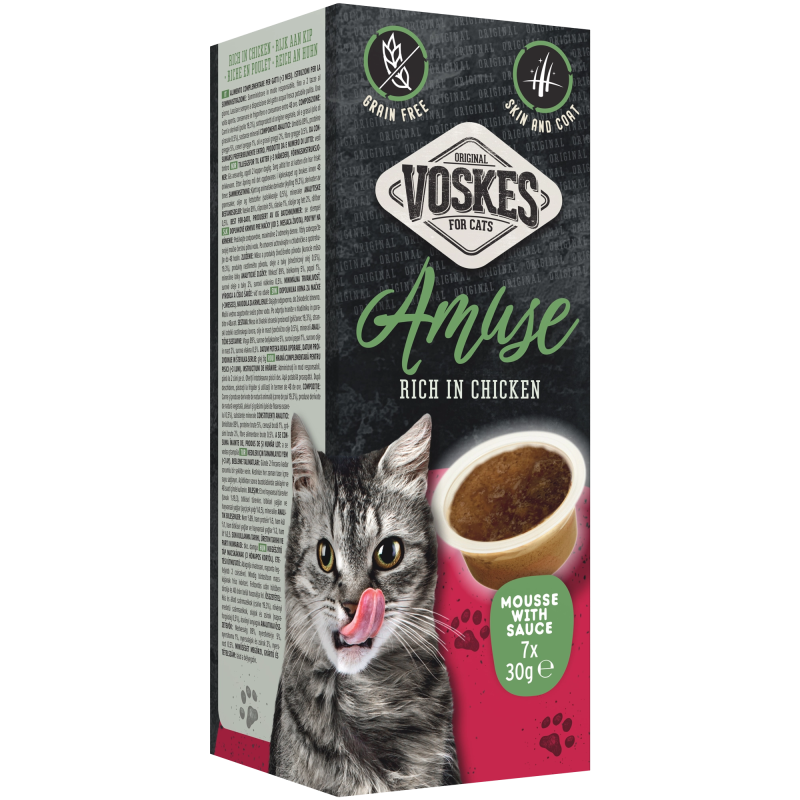 VOSKES MOUSSE WITH SAUCE CHICKEN 7X30GR / MUS Z SOSEM KURCZAKOWYM
