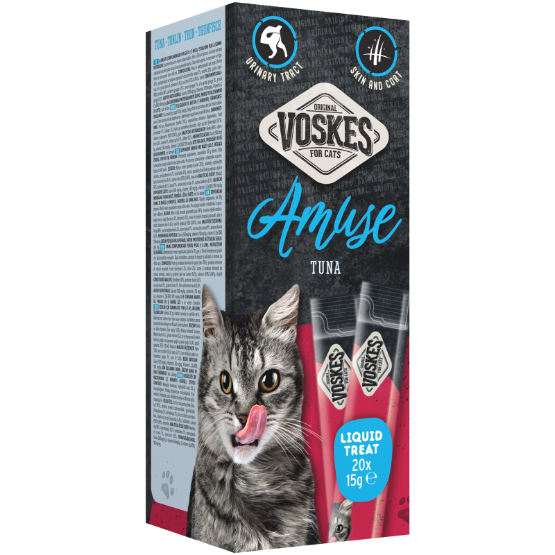 VOSKES LIQUID TREAT TUNA 20x15GR / PŁYNNY PRZYSMAK Z TUŃCZYKA