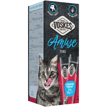 VOSKES LIQUID TREAT TUNA 20x15GR / PŁYNNY PRZYSMAK Z TUŃCZYKA