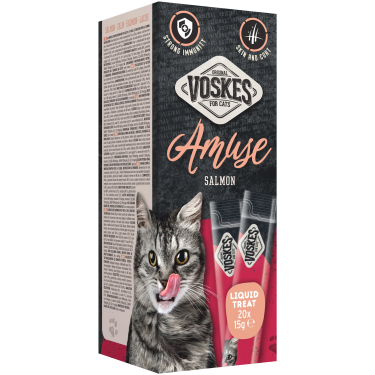 VOSKES LIQUID TREAT SALMON 20x15GR (8) / PŁYNNY PRZYSMAK Z ŁOSOSIA