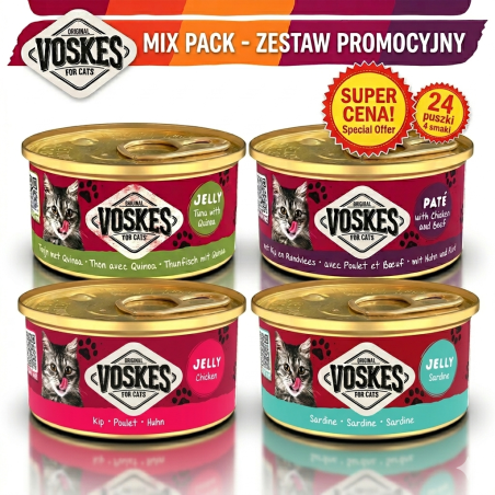 copy of copy of PAKIET MIX SMAKÓW VOSKES PUSZKA 24X85G