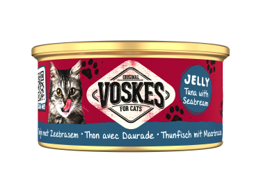 VOSKES TUNA WITH SEABREAM 85G (24) / PUSZKA TUŃCZYK Z DORADĄ