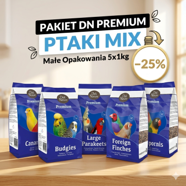 PAKIET DN PREMIUM PTAKI MIX - małe opakowania  5x1kg