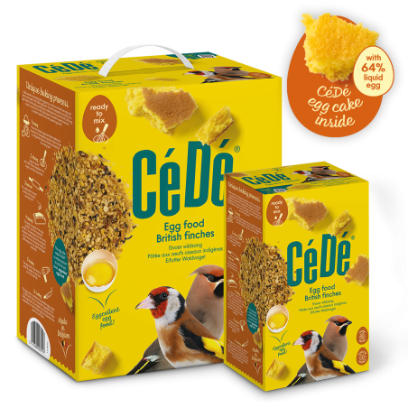 CéDé EGG FOOD BRITISH FINCHES 1KG (10) / POKARM JAJECZNY DLA DZIKICH PTAKÓW
