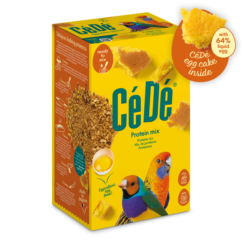 CéDé PROTEIN MIX 1KG (10) / MIX PROTEINOWY DLA PTAKÓW EGZOTYCZNYCH, DUŻYCH I MAŁYCH PAPUG, PTAKÓW LEŚNYCH