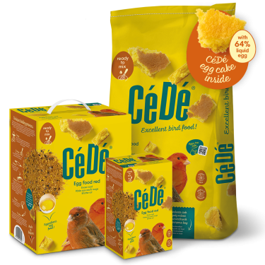 CéDé EGG FOOD RED 10KG / POKARM JAJECZNY DLA KANARKÓW CZERWONYCH