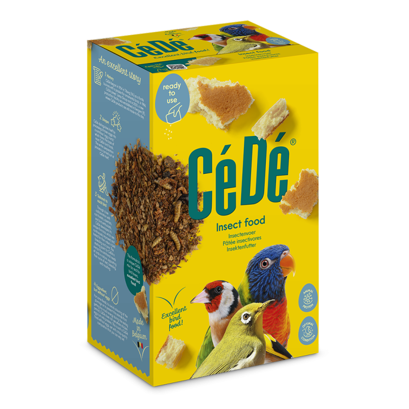 CéDé INSECT FOOD 600G (10) / POKARM Z SUSZONYMI OWADAMI