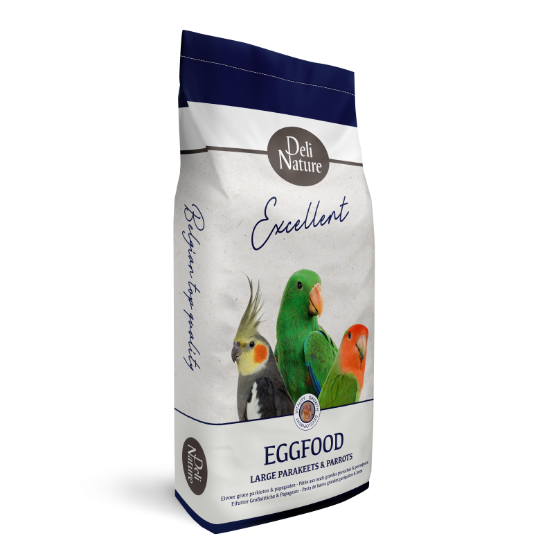 DN EGGFOOD MOIST LARGE PARAKEETS  PARROTS 800 G (5) / POKARM JAJECZNY DLA ŚREDNICHI DUŻYCH PAPUG WILGOTNY