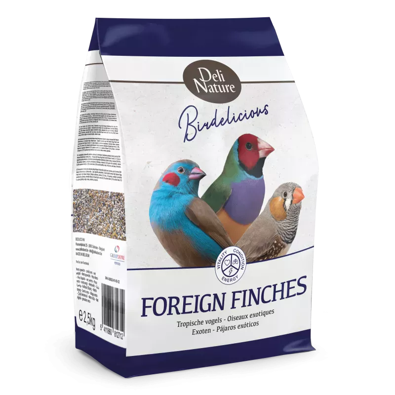 DN BIRDELICIOUS FOREIGN FINCHES 800G(5)/ EGZOTYKA