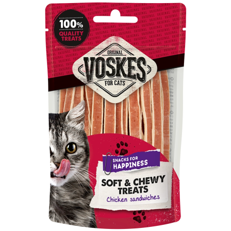 VOSKES CHICKEN SANDWICHES 60G (10) / MIĘKKA KANAPKA Z KURCZAKIEM