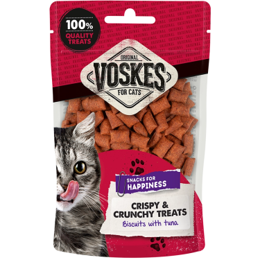 VOSKES BISCUITS WITH TUNA 60G (10) / CIASTKA Z TUŃCZYKIEM