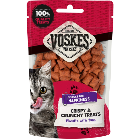VOSKES BISCUITS WITH TUNA 60G (10) / CIASTKA Z TUŃCZYKIEM