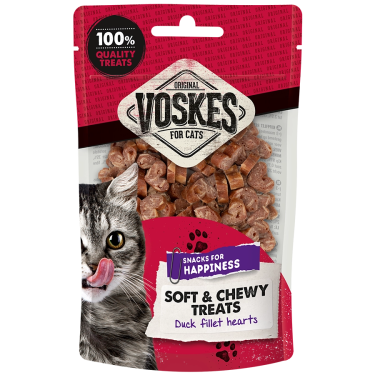 VOSKES DUCK FILLET HEARTS 60G (10) / SERCA Z FILETA KACZKI