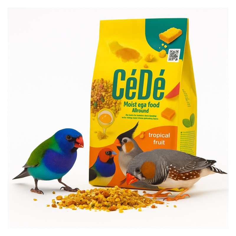 CéDé EGG FOOD MOIST ALLROUND TROPICAL FRUIT 200G (5) / POKARM JAJECZNY Z OWOCAMI TROPIKALNYMI