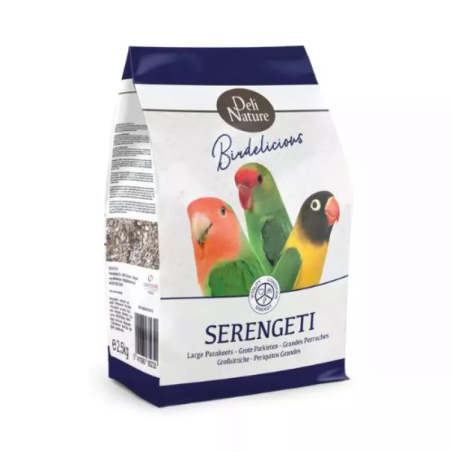 DN BIRDELICIOUS SERENGETI 800G(5) / ŚREDNIA PAPUGA AFRYKAŃSKA