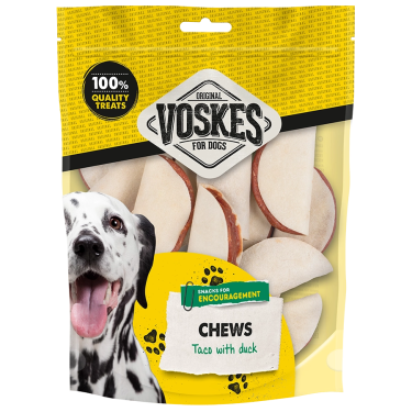 VOSKES TACO WIT RAWHIDE & DUCK (15) / TACOS Z KACZKĄ