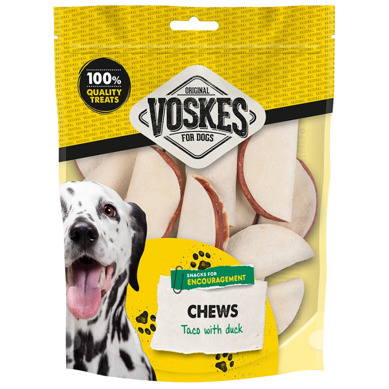 VOSKES TACO WIT RAWHIDE & DUCK (15) / TACOS Z KACZKĄ