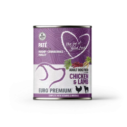 EP PATE ADULT CHICKEN  LAMB 400G (6) / PUSZKA MOKRA KARMA DLA PSA KURCZAK  JAGNIĘCINA