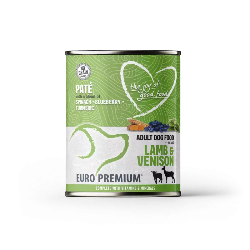 EP PATE ADULT LAMB  VENISON 400G (6) / PUSZKA MOKRA KARMA DLA DOROSŁEGO PSA JAGNIĘCINA DZICZYZNA