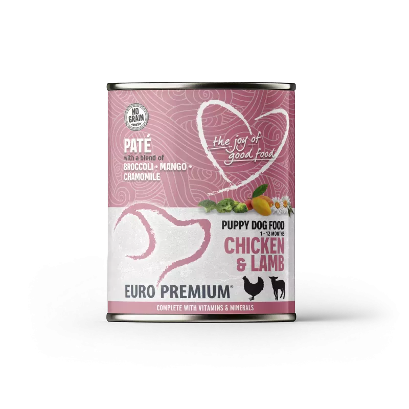 EP PATE PUPPY CHICKEN  LAMB 400G(6) /  PUSZKA MOKRA KARMA DLA SZCZENIAKA KURCZAKJAGNIĘCINA