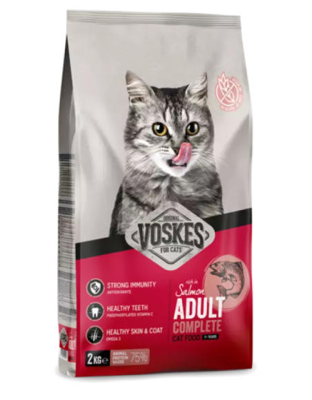 VOSKES ADULT SALMON 2KG (6) / DOROSŁY KOT Z ŁOSOSIEM