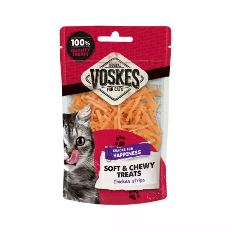 VOSKES CHICKEN STRIPS 60G (10) / PASKI Z KURCZAKA