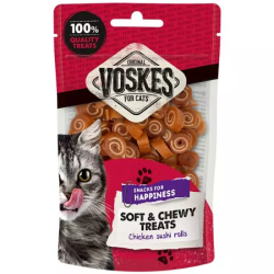 VOSKES CHICKEN SUSHI ROLLS 60G (10) / ROLKI SUSHI Z KURCZAKA