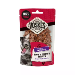 VOSKES DUCK FILLET HEARTS 60G (10) / SERCA Z FILETA KACZKI