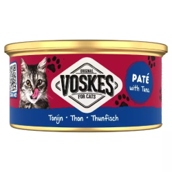 VOSKES PATÉ WETFOOD WITH TUNA 85G (24) /KOT PASZTET Z TUŃCZYKIEM