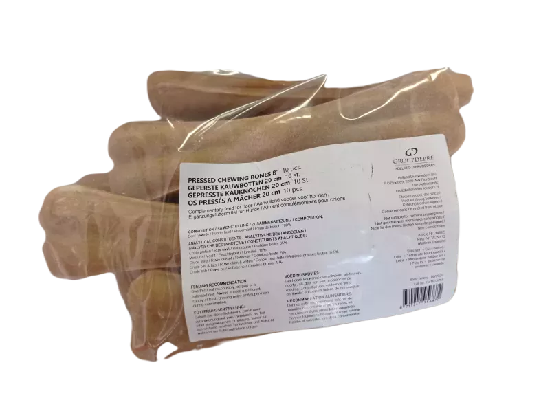 VOSKES PRESSED BONES 8" 20CM (150-160g) 10SZT (5) / KOŚCI PRASOWANE