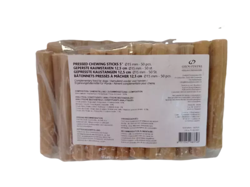 VOSKES PRESSED STICKS 5" X 15MM (20-30GR) 50SZT (12) / PATYCZKI PRASOWANE