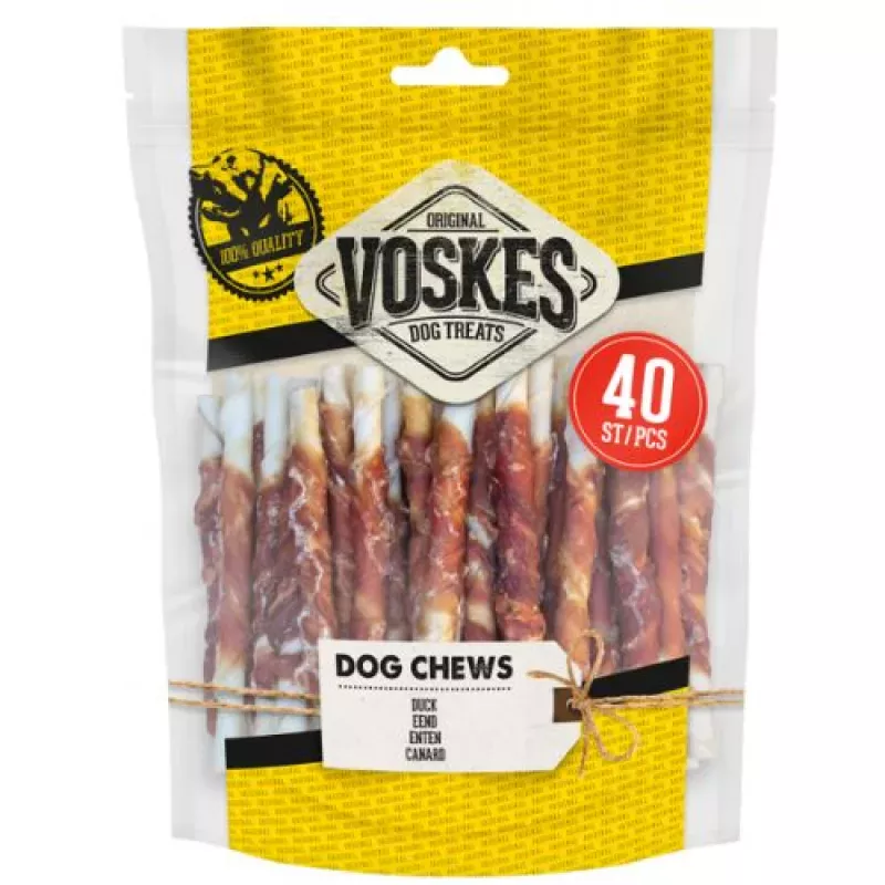 VOSKES STICKS WITH DUCK 0,40KG (15) / PATYCZKI Z KACZKĄ