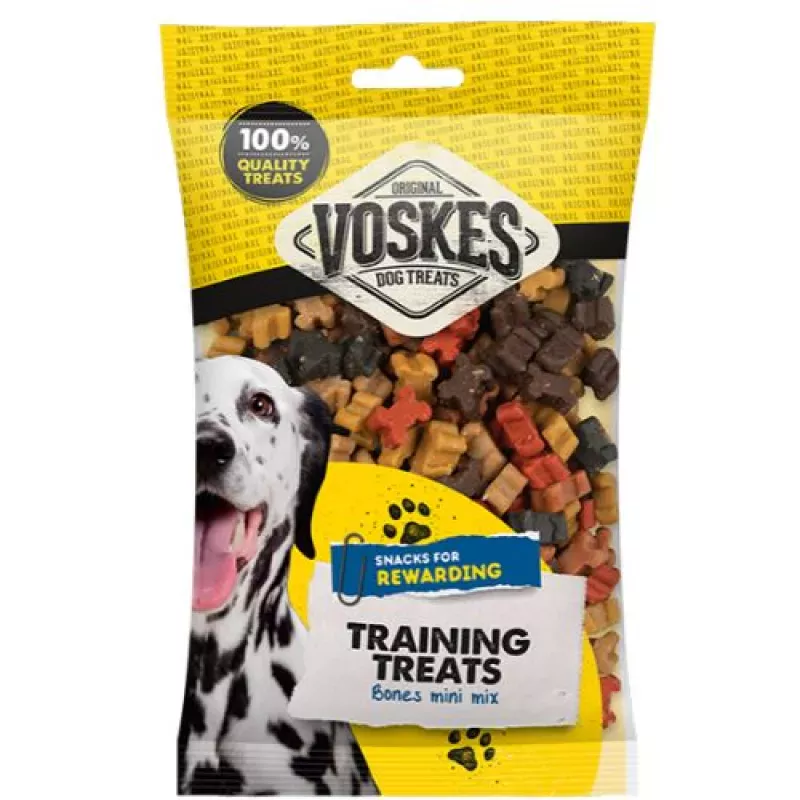 VOSKES TRAINING TREATS BONES MINI MIX 0,2KG (14) / PRZYSMAKI TRENINGOWE MINI MIX KOŚCI