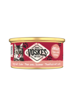 VOSKES TUNA WITH SALMON 85G (24) / PUSZKA TUŃCZYK Z ŁOSOSIEM
