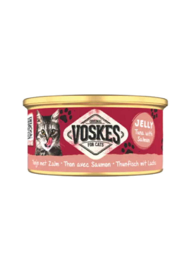 VOSKES TUNA WITH SALMON 85G (24) / PUSZKA TUŃCZYK Z ŁOSOSIEM