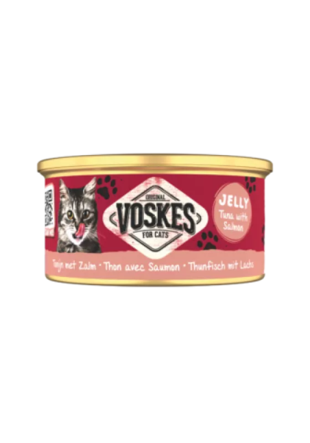 VOSKES TUNA WITH SALMON 85G (24) / PUSZKA TUŃCZYK Z ŁOSOSIEM