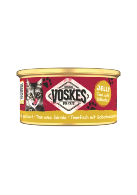 VOSKES TUNA WITH SHRIMP 85G (24) / PUSZKA TUŃCZYK Z KREWETKAMI