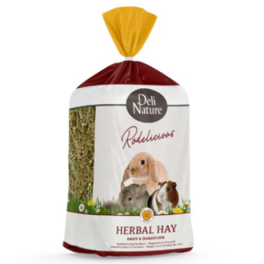 DN RODELICIOUS HERBAL HAY DAISY  DANDELION 600G (6) / SIANKO ZIOŁOWE STOKROTKA I MINSZEK LEKARSK