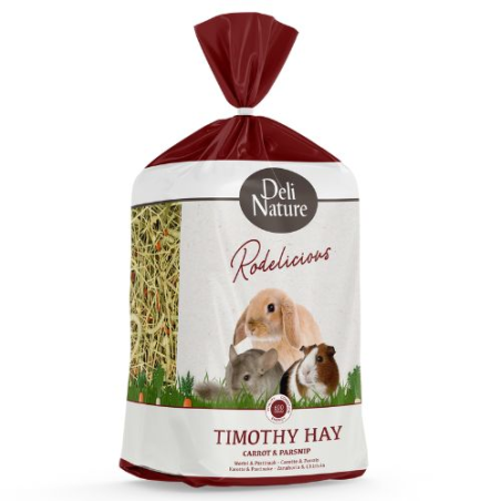 DN RODELICIOUS TIMOTHY HAY CARROT  PARSNIP 600G (6) / SIANKO TYMOTKA Z MARCHEWKĄ I PASTERNAKIEM 600G