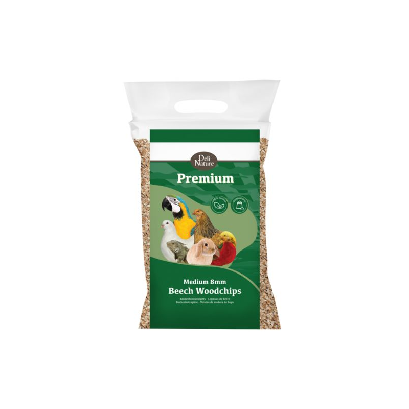 DN BEECH WOODCHIPS PREMIUM MEDIUM 8MM 12.5KG / ZRĘBKI BUKOWE